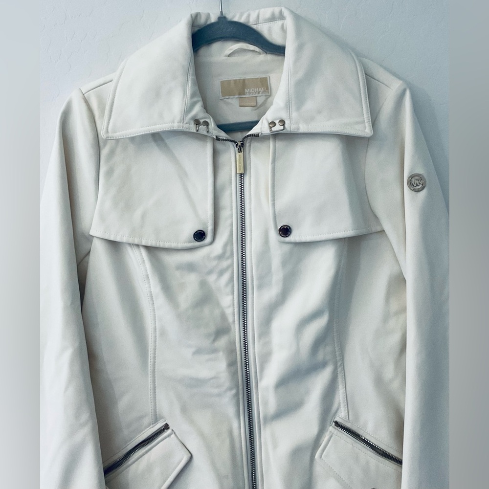 Michael Kors Women's Cream Utility Jacket